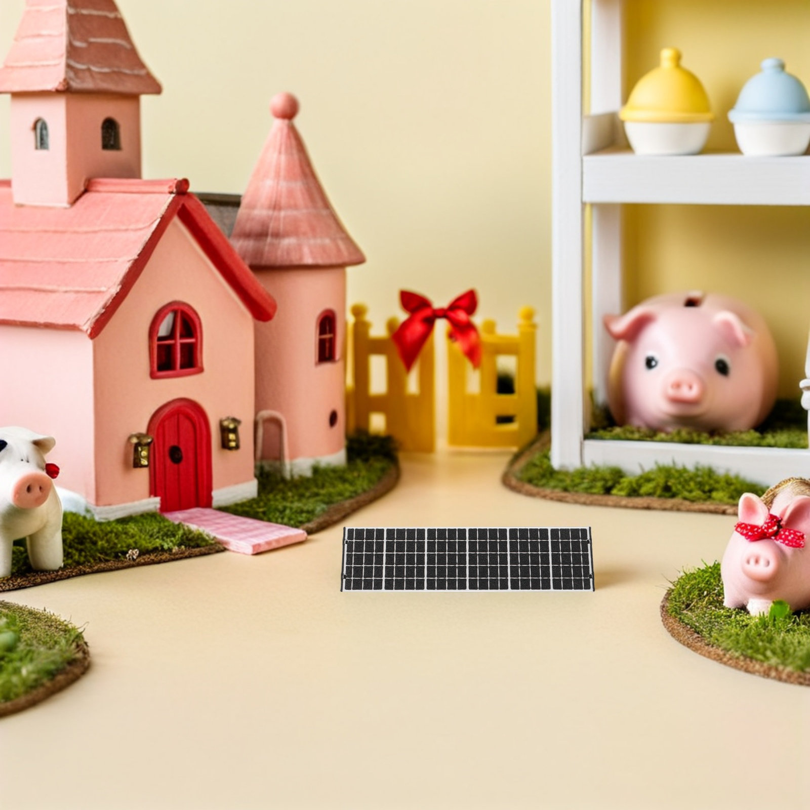 Solar Panel - 1:87 Miniature Solar Panels Realistic Sand