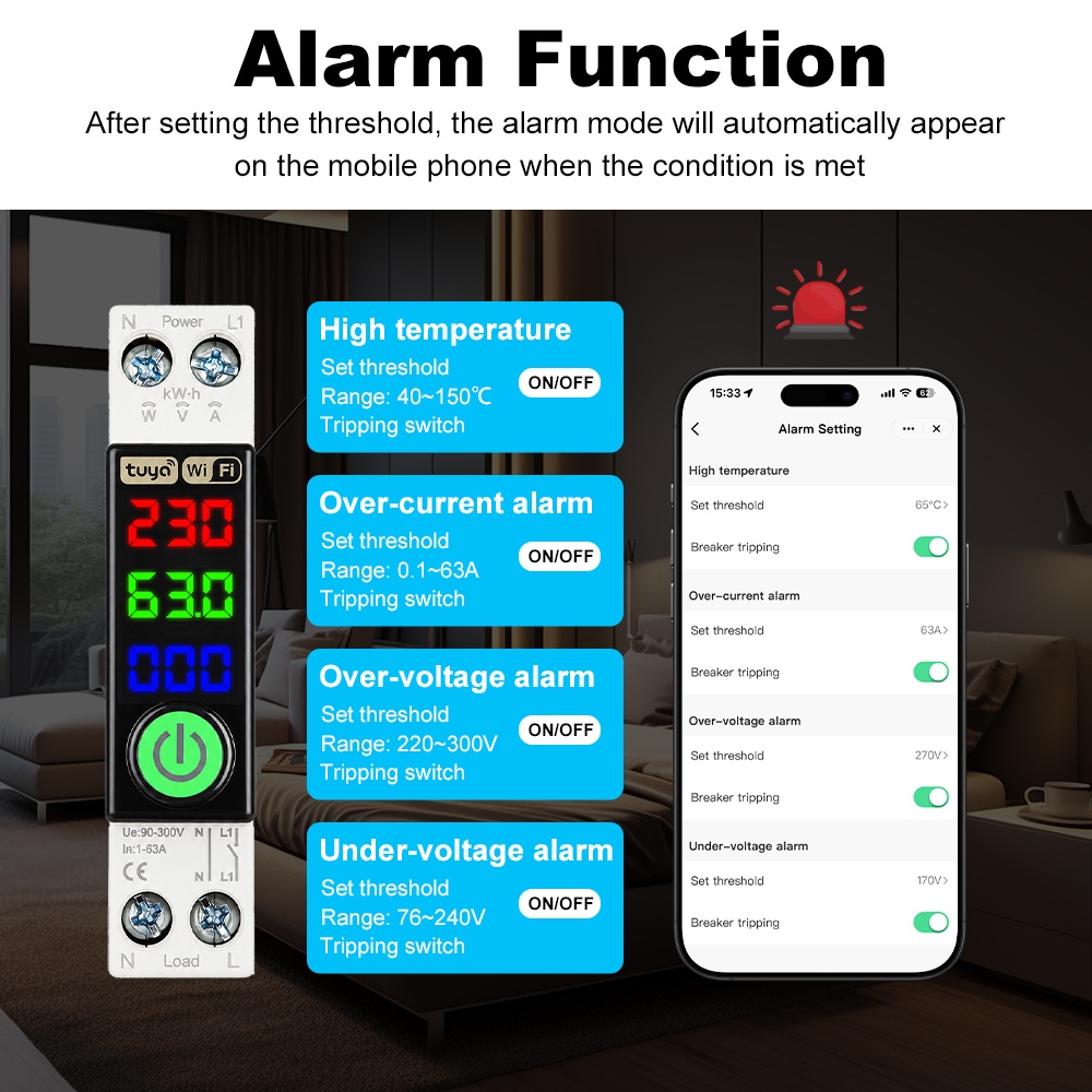 Manhot WiFi Circuit Breaker LE - Energy Monitor Meter review and price