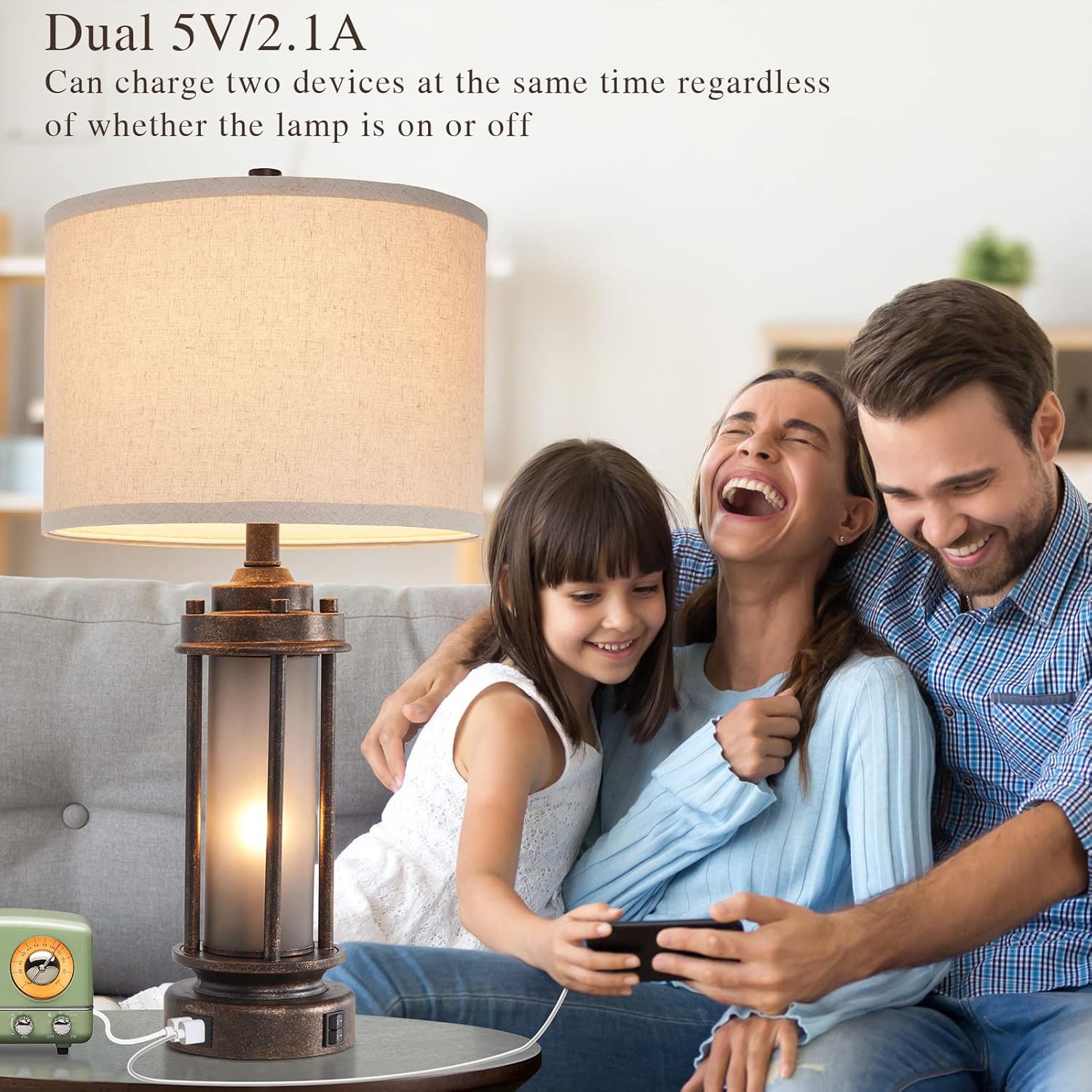 Set of 2 Farmhouse Lamps with  - Solar Lamp review and price