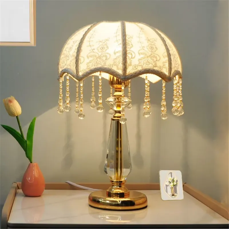 French Creative Crystal Table  - Solar Lamp review and price