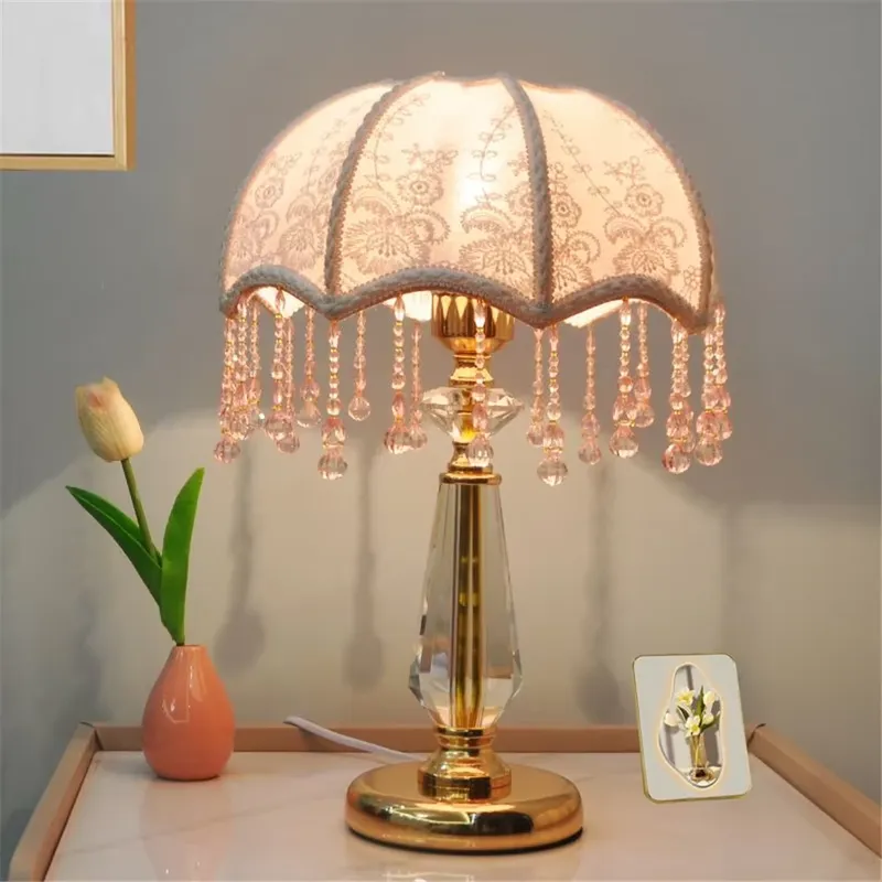 French Creative Crystal Table  - Solar Lamp review and price